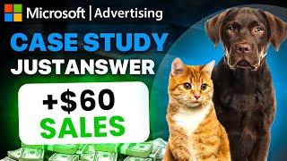 Microsoft Ads Case Study - JUSTANSWER - KEYWORD RESEARCH Tutorial