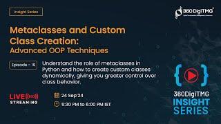 Unlocking Data Insights  Metaclasses and Custom Class Creation Advanced OOP Techniques