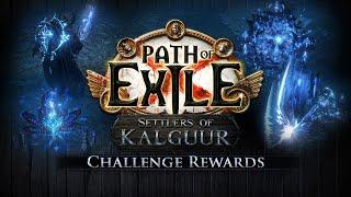 Path of Exile Settlers of Kalguur Challenge Rewards