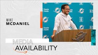 Head Coach Mike McDaniel Meets with the Media  Miami Dolphins