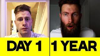 I GREW THIS BEARD IN A YEAR Beard Growth 1 Year Timelapse