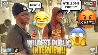 WILDEST PUBLIC INTERVIEW high school edition 