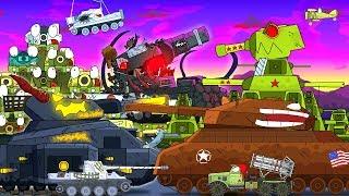 All series KV-44 against Steel Monsters - Cartoons about tanks
