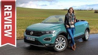 VW T-Roc Cabrio Style im Regen-Test Verdeck Fahrgeräusche & 1.0 TSI 115 PS im Fahrbericht