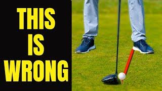 You Cant Hit Driver Straight Using This Popular Ball Position