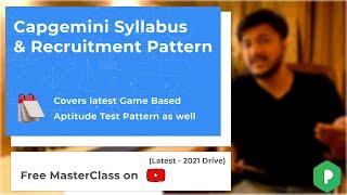 Capgemini Syllabus and Recruitment Process 2021