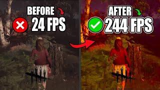  DEAD BY DAYLIGHT HOW TO BOOST FPS AND FIX FPS DROPS  STUTTER   Low-End PC ️