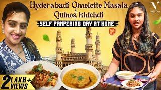 Hyderabadi Omelette Masala & Quinoa Khichdi   My Personal Hair Care Tips  Vanitha Vijaykumar