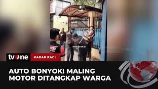 Pelaku Pencurian Sepeda Motor Dikeroyok Massa Hingga Tak Berdaya  Kabar Pagi tvOne