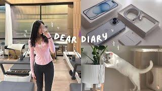 hot girl diaries  pilates princess iphone 15 unboxing viral dubai chocolate mukbang