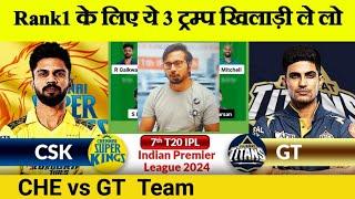 CSK vs GT PredictionChennai vs Gujarat Prediction CHE vs GT Team