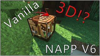 Minecraft Resource Pack  NAPP v0.6 - Not Another Photorealistic Pack vs Vanilla