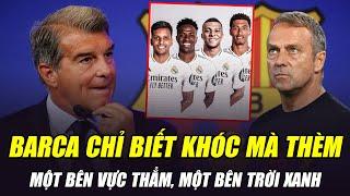 BARCA NHÌN VÀO REAL MÀ CHỈ BIẾT KHÓC VÌ THÈM MỘT BÊN VỰC THẲM MỘT BÊN TRỜI XANH