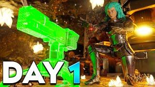 Claiming Scorched Earths BEST Base Location on Day 1 - ARK PvP