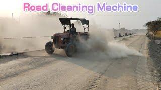 Road Cleaning Machine Dust Cleaning Most Satisfying Video Tractor Operation