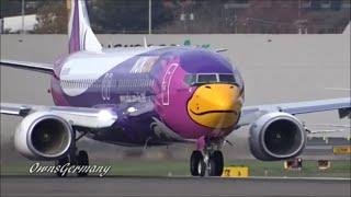 Nok Air Boeing 737-800 Test Flight Landing & Reject TakeOff @ KBFI Boeing Field