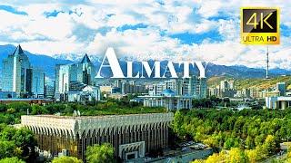 Beautiful & Largest City of Kazakhstan Almaty  in 4K ULTRA HD 60FPS Video by Drone