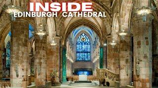 Edinburgh St. Giles Cathedral INSIDE WALKING TOUR 4k60fps