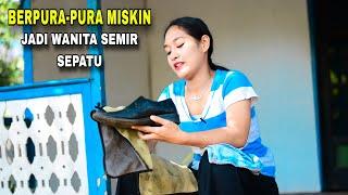 BERTAHUN-TAHUN HIDUP MISKIN JADI TUKANG SEMIR SEPATU SUAMINYA TIDAK TAHU BAHWA ISTRINYA ORANG KAYA