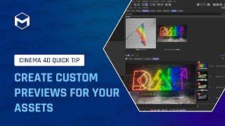 #C4DQuickTip 92 Customize preview thumbnails for your Assets