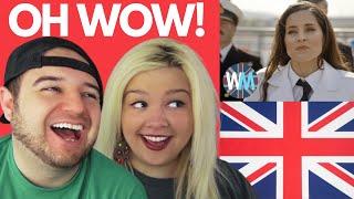 Top 10 Things Brits Are Bloody Good At  AMERICAN COUPLE REACTION