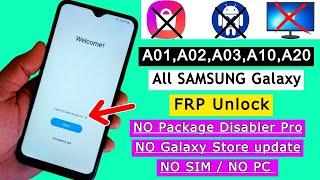 Samsung A01A02A03A10A20 FRP  Remove Google Account  2023 All Samsung FRP Bypass Without PC