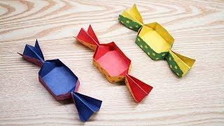Easy Origami Candy box - How to Make Candy box Step by Step