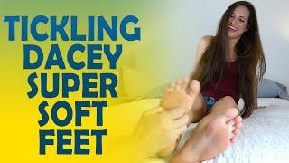Tickling Dacey super soft feet  #Feet #Ticklish