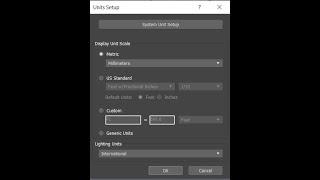 How to set Unit setup in 3ds max