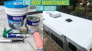 Make Your RV Roof Last Longer  Henrys Tropicool RV Roof Coat RV Roof Maintenance