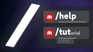 How to make Slash Commands for your Discord Bot Discord.js