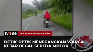 Menegangkan Aksi Kejar-kejaran Sepeda Motor Antara Korban dan Pelaku Begal di Bengkulu  tvOne