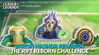 Baron Nashor Rewards  The Rift Reborn Challenge Wild Rift