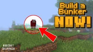 If a Red Sheep Seems to Spy on You BUILD A BUNKER QUICK Minecraft Creepypasta