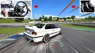 Live for Speed Gameplay 2022  Drifting BMW E36 M3 - wSteering Wheel & Pedal Setup