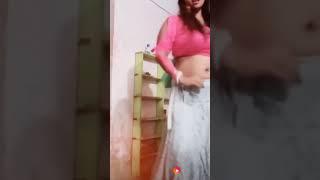 Hot Sexy Girl Showing Navel  Navel Dance