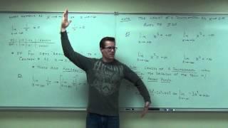 Calculus 1 Lecture 3.5  Limits of Functions at Infinity