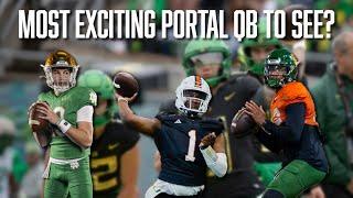 Taylor McHargue What Transfer QB Will Be the Most Exciting to Watch in the 2024 Season?  CFB