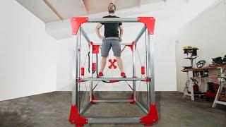 MOST POWERFUL 3D PRINTER BED EVER lifts human - GIANT 3D PRINTER BUILD PT. 2