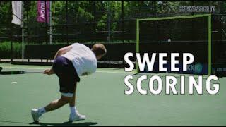 Scoring technique The Sweep  HertzbergerTV  Field Hockey tutorial