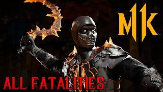 MORTAL KOMBAT 11 - ALL FATALITIES Kombat Pack #1 DLC included @ 1440p 