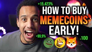 HOW TO FIND THE NEXT 1000X MEMECOIN & How To Buy Memecoins simple tutorial