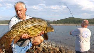 Pecanje šarana na Bilećkom jezeru - Dubinsko pecanje  Fishing carp in lake