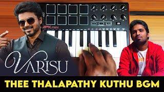 Varisu - Thee Thalapathy Mass Kuthu Bgm By Raj Bharath  Thalapathy Vijay  Anirudh