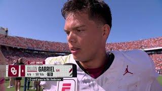 Dillon Gabriel on beating Texas This is what OU football is all about  ESPN College Football