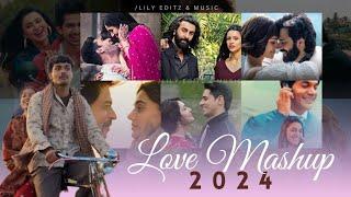 Love Mashup 2024  Lily Editz  Bollywood Songs  Arijit Singh  Shreya Ghoshal  Darshan Raval