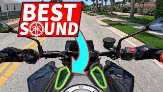 Testing Yamahas NEW acoustic amplifier intake on the 2024 MT-09  Best SOUNDING Motorcycle?