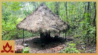 Primitive Technology Wet Season Destroys Thatched Workshop