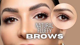 These 2 Products make thin Eyebrows LOOK INCREDIBLE  Detailed Natural Fluffy Eyebrow Tutorial