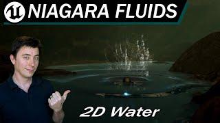 Lets Build the RPG - 58 – Unreal Engine 5 Niagara Fluids 2D Interactive Water